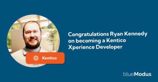 Congratulations Ryan Kennedy on becoming a Kentico Xperience Developer