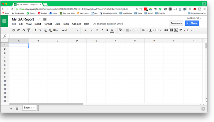 google sheet