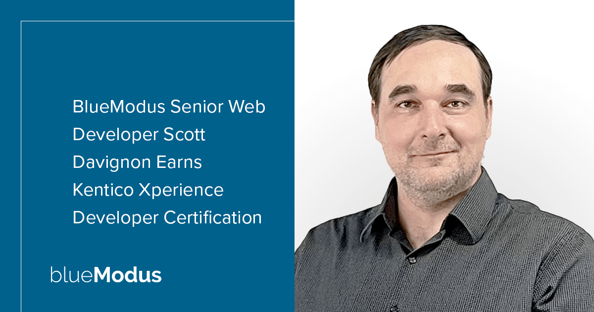 Scott Davignon Joins BlueModus as Senior Web Developer