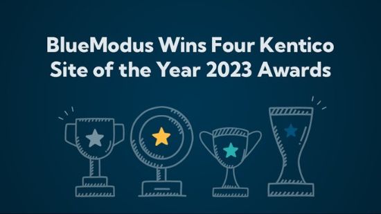 BlueModus Secures Four Kentico Site of the Year 2023 Awards