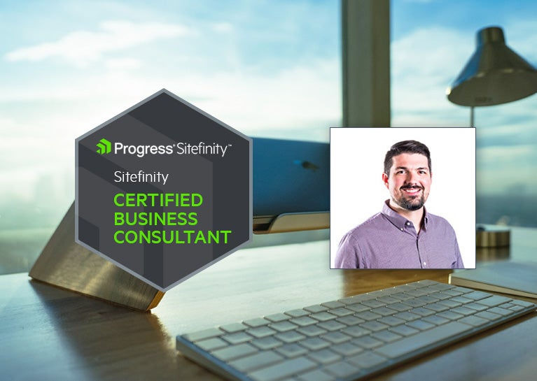 Brant Cline Renews Sitefinity Business Consultant Credentials