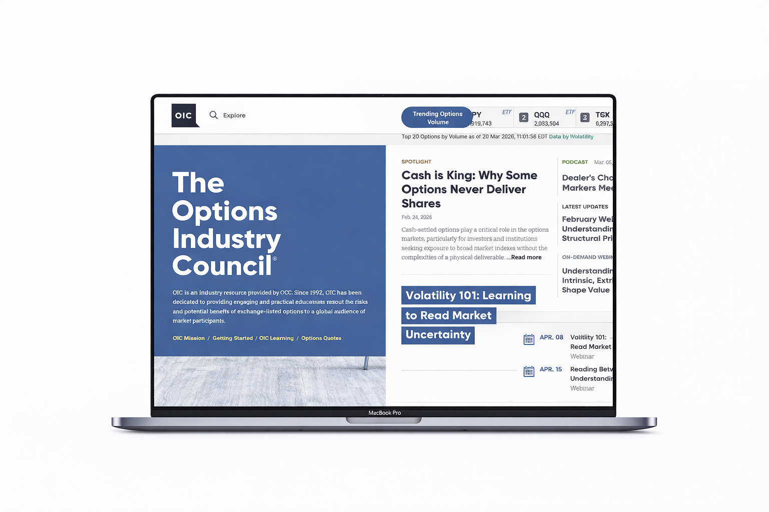 Options Industry Council logo