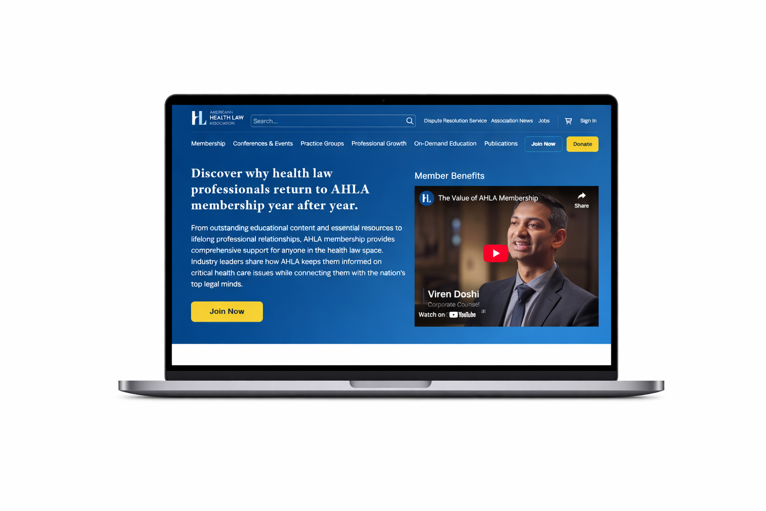 American Health Law Association logo